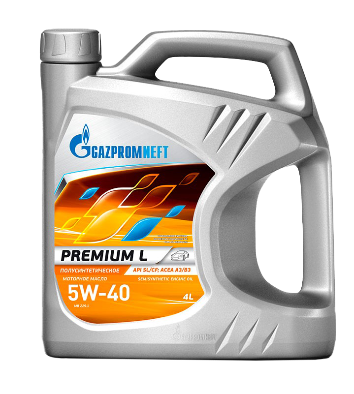 Моторное масло Gazpromneft Premium L 5W-40, 4л